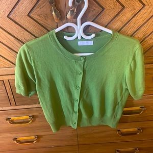 Oak + fort green button up too